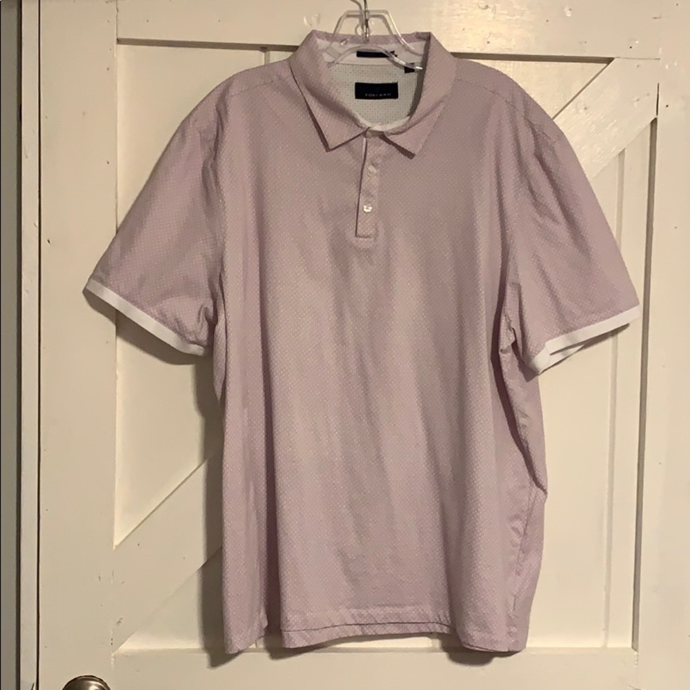 Toscano Short Sleeved Polo Lavender XXL - Picture 1 of 6